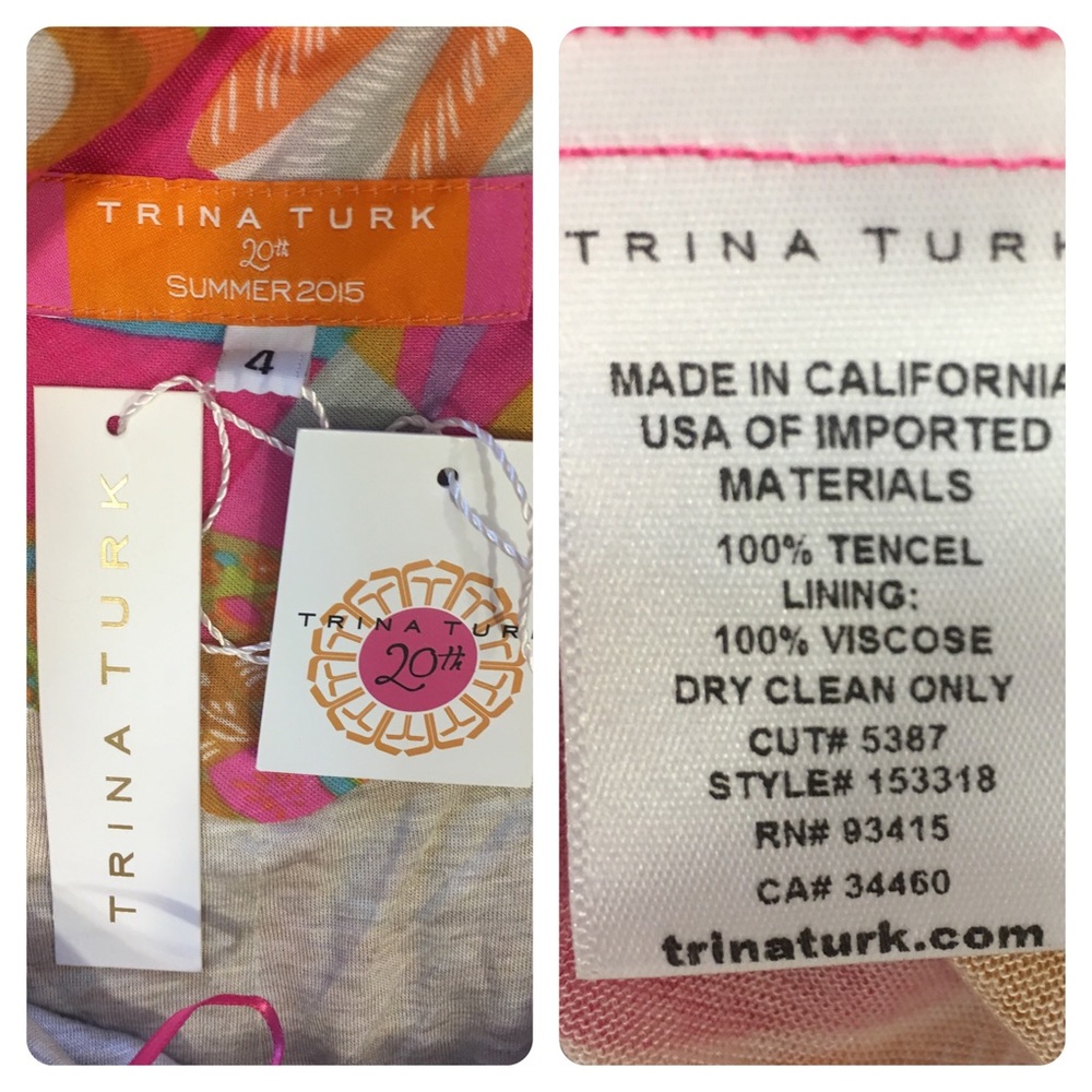 NWT Trina Turk Biscayne Dress - Picture 8 of 8